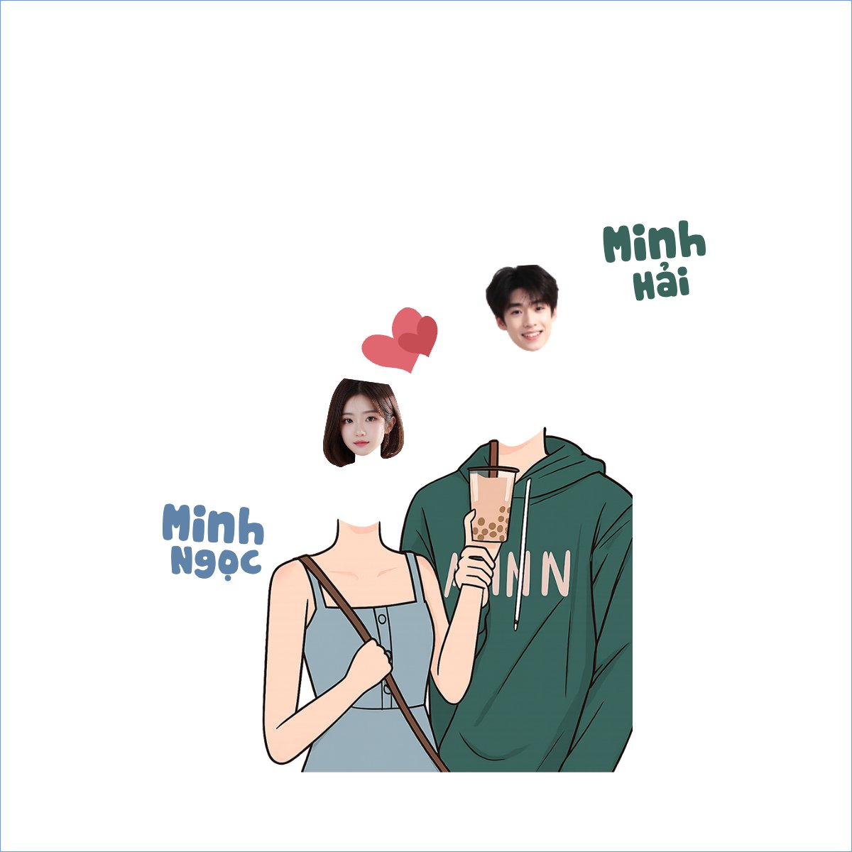 Couple, cặp đôi, người yêu, lover, tình yêu, love, đơn giản, simple, cute, dễ thương