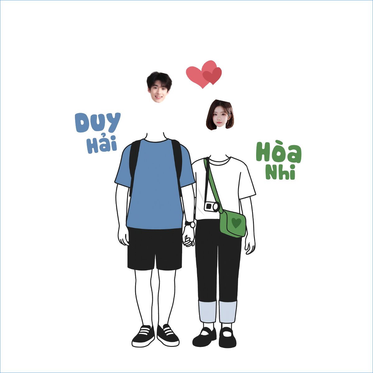 Couple, cặp đôi, người yêu, lover, tình yêu, love, đơn giản, simple, cute, dễ thương
