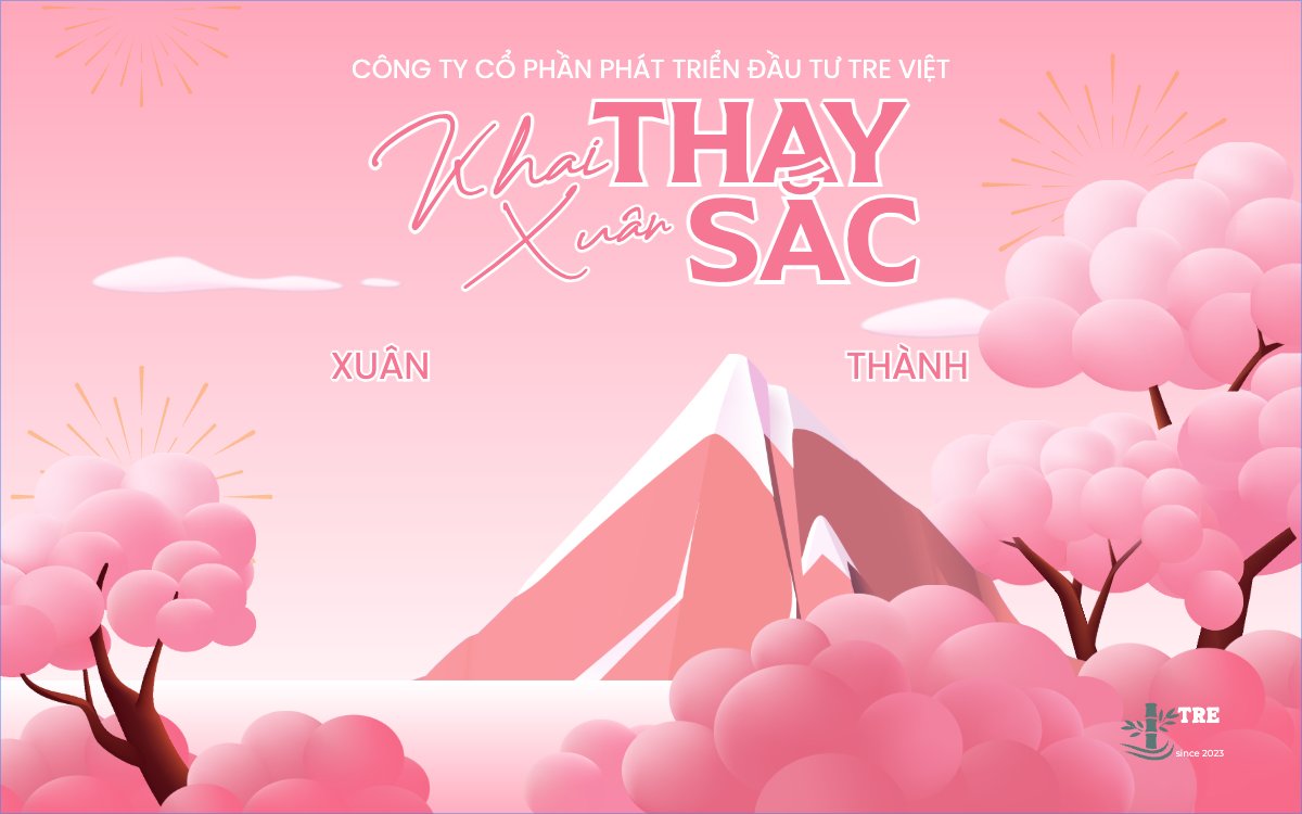 Mẫu Banner - Băng rôn Khai Xuân thay sắc — LayerPic