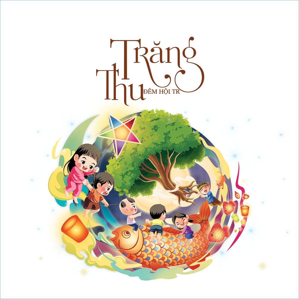 Trung thu, Tết Đoàn Viên, mid-autumn festival, sự kiện, event, ẩm thực, food, dễ thương, cute, chibi, hoạt hình, cartoon