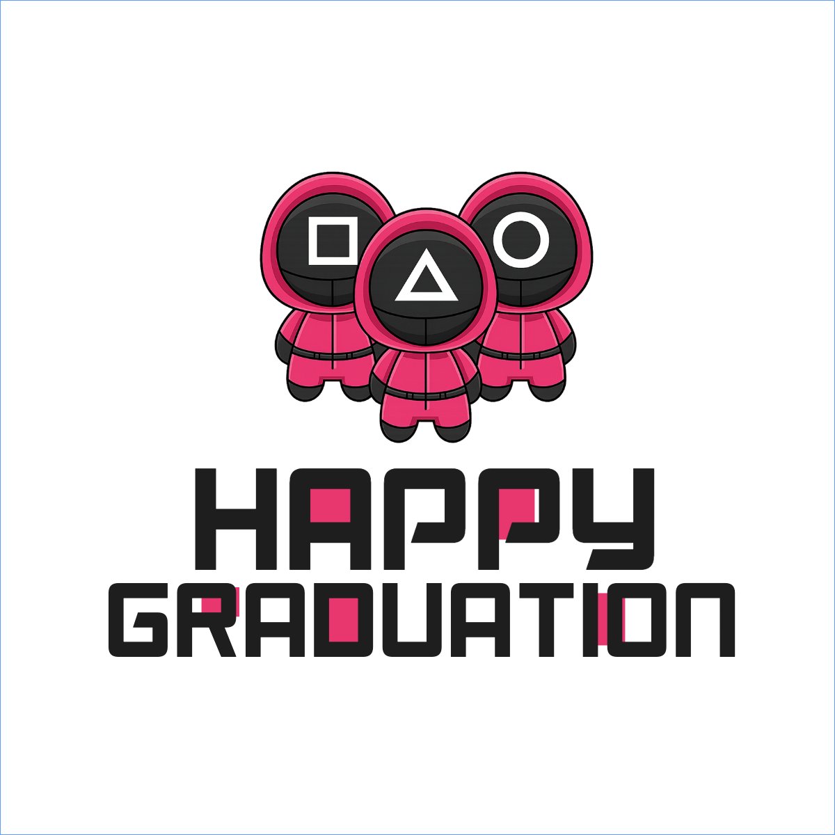 Tốt nghiệp, graduation, cá nhân, nhân vật, personal style, signature, squid game