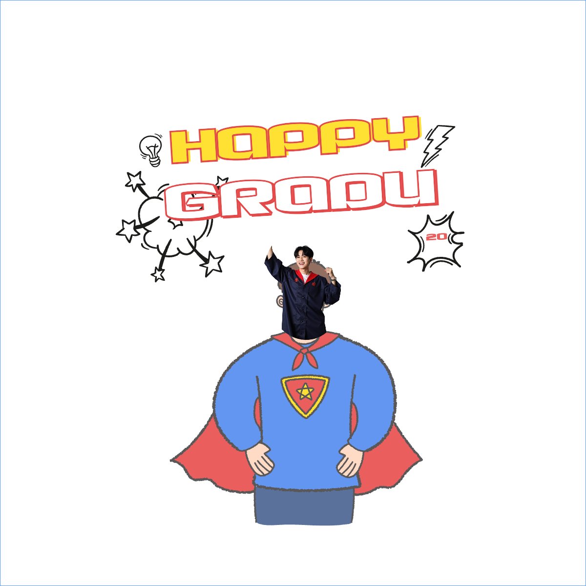 Tốt nghiệp, graduation, cá nhân, nhân vật, personal style, signature, superman