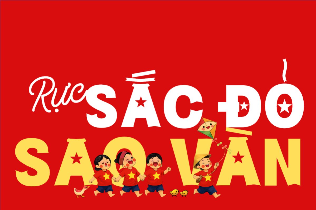 Rực rỡ sắc đỏ sao vàng