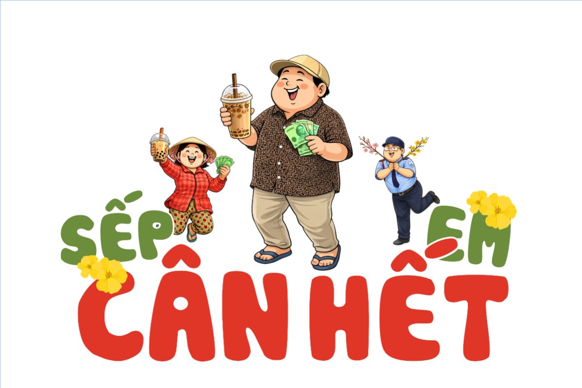 Sếp em cân hết