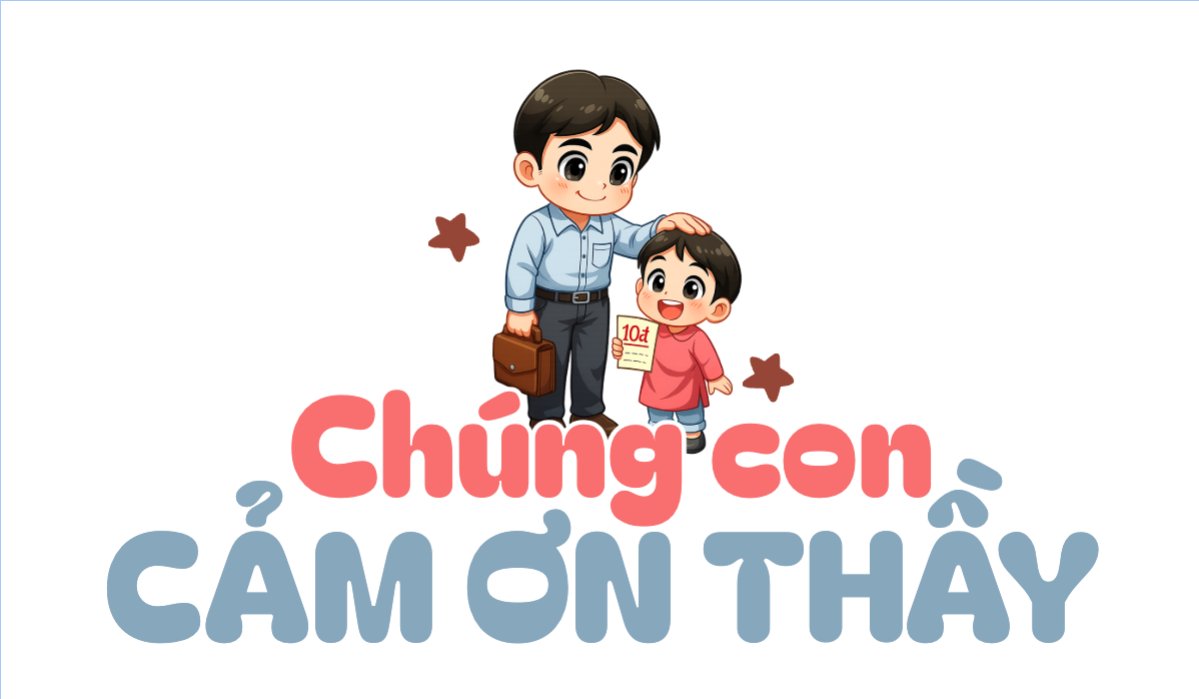 Chúng con cảm ơn thầy