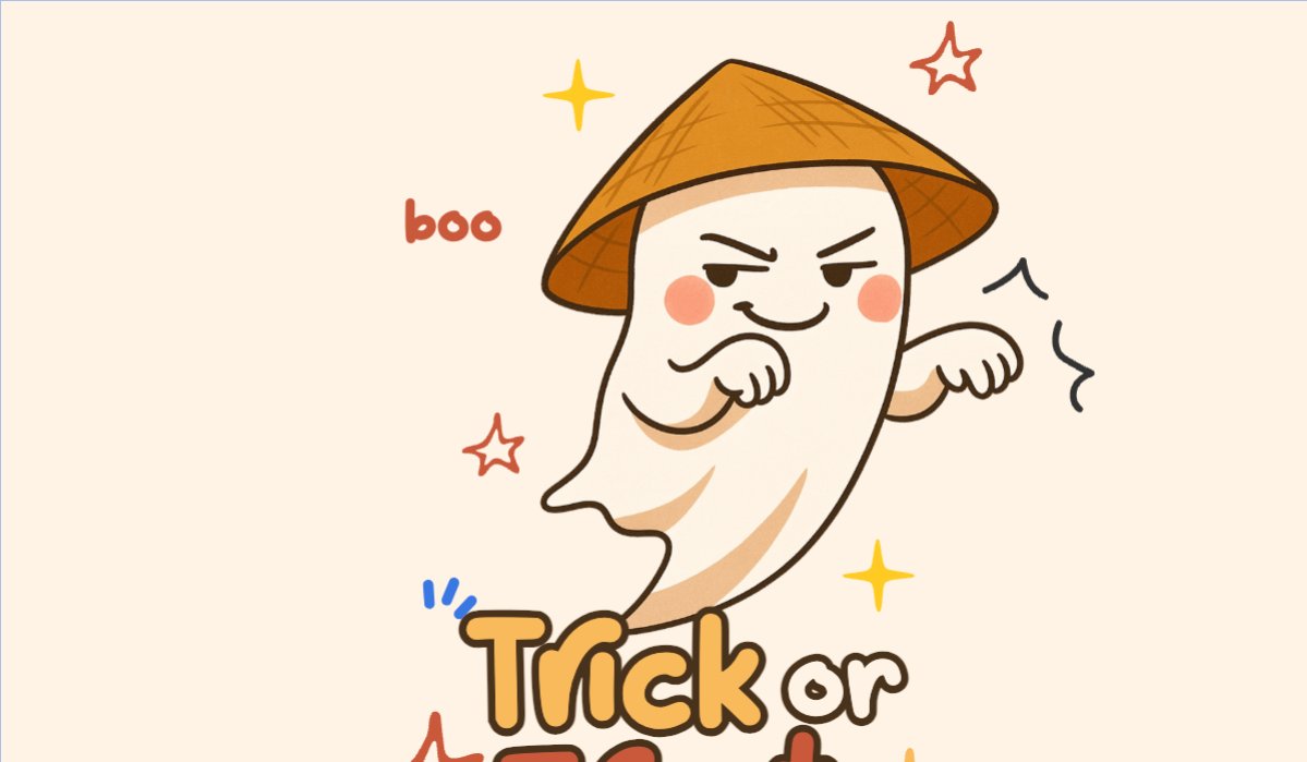 Halloween, lễ hội ma quái, sự kiện, event, dễ thương, cute, chibi, hoạt hình, cartoon