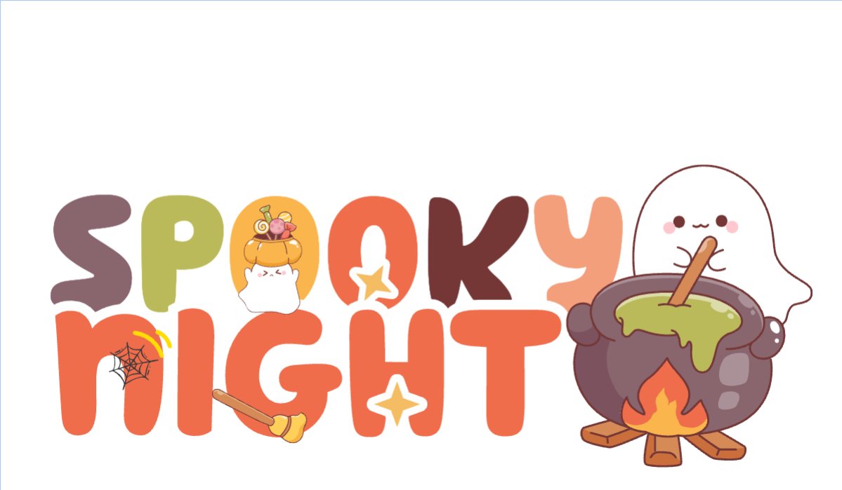 Halloween, lễ hội ma quái, sự kiện, event, dễ thương, cute, chibi, hoạt hình, cartoon