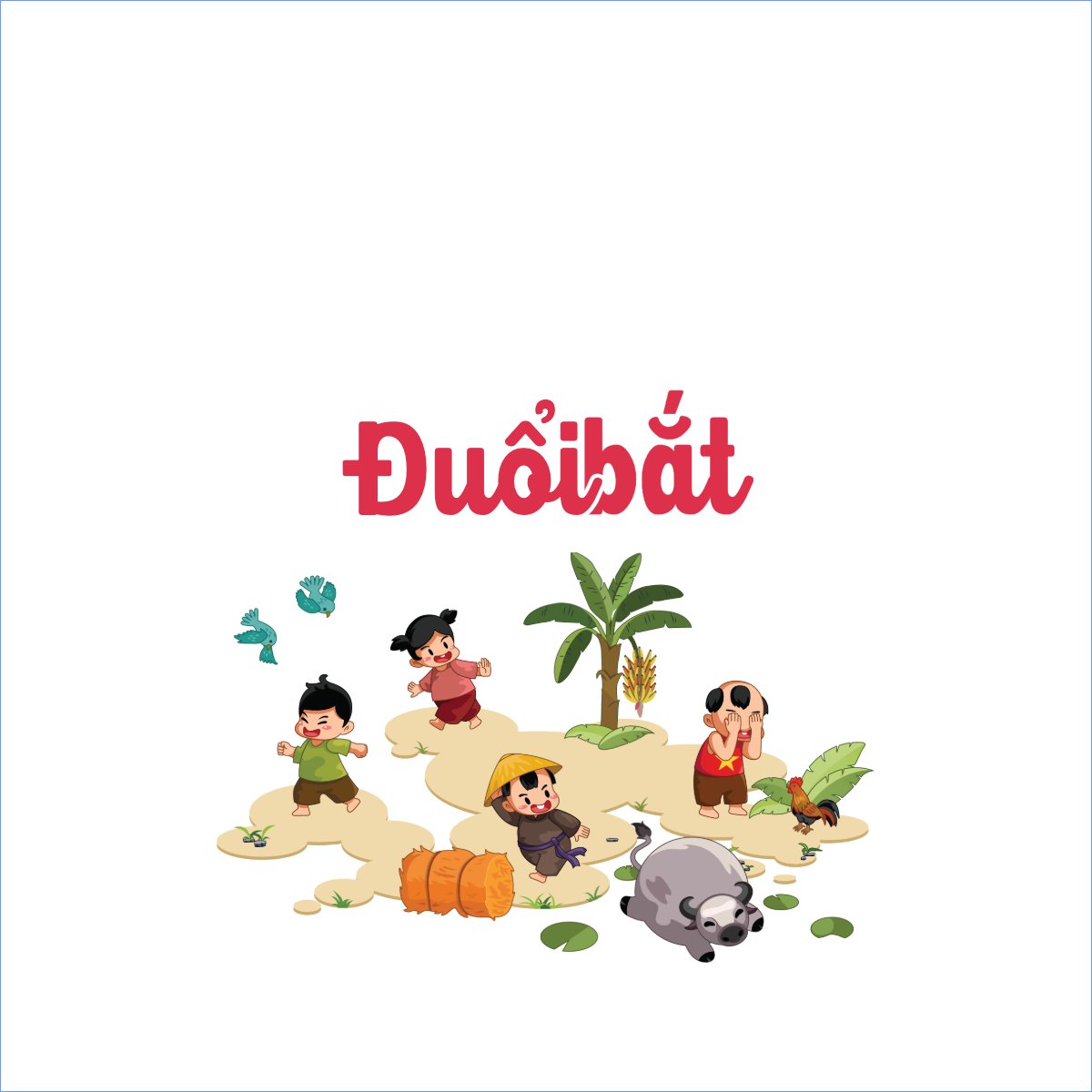 Đuổi bắt, trò chơi dân gian, cò cò, hội nhóm, team, tập thể