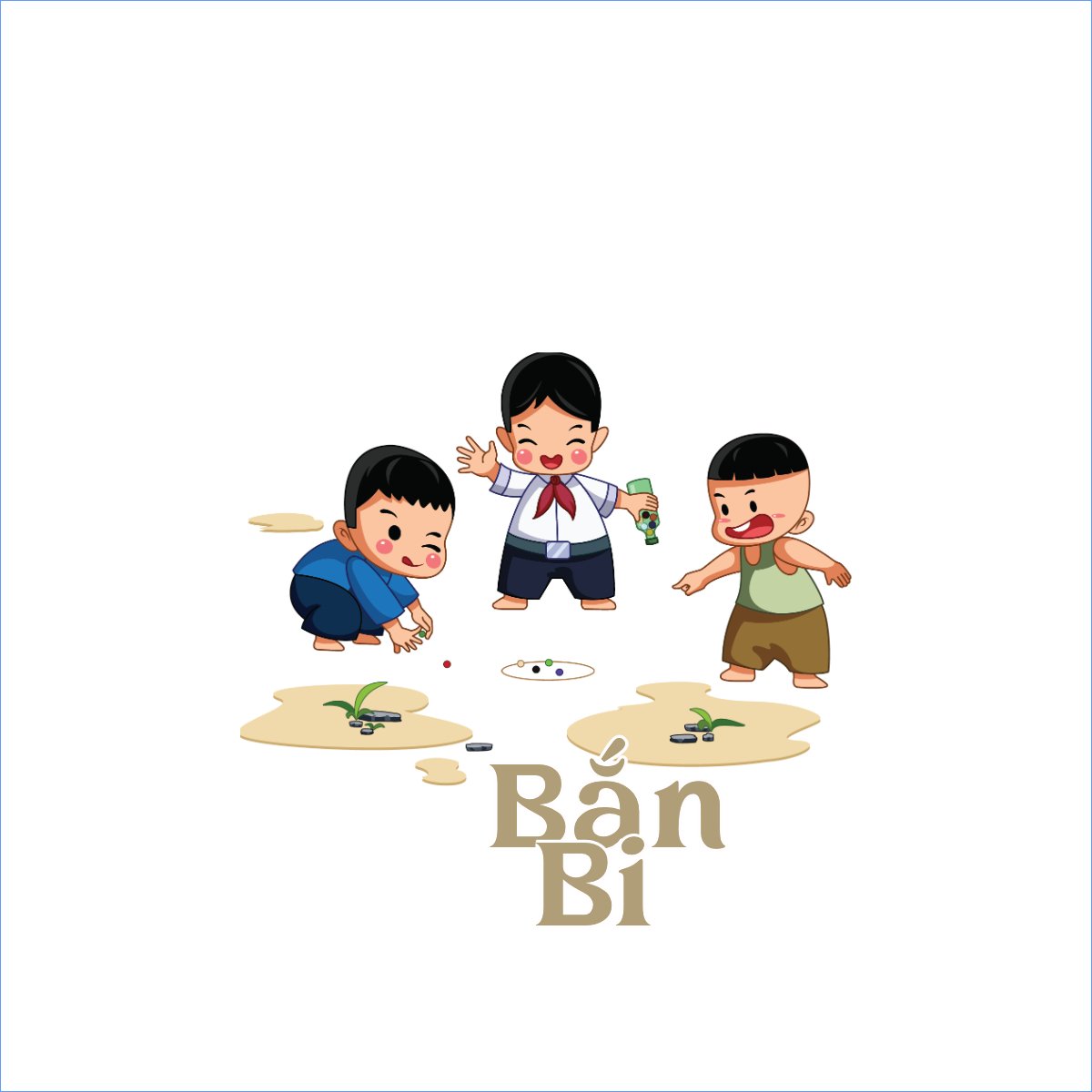 Bắn bi, trò chơi dân gian, cò cò, hội nhóm, team, tập thể