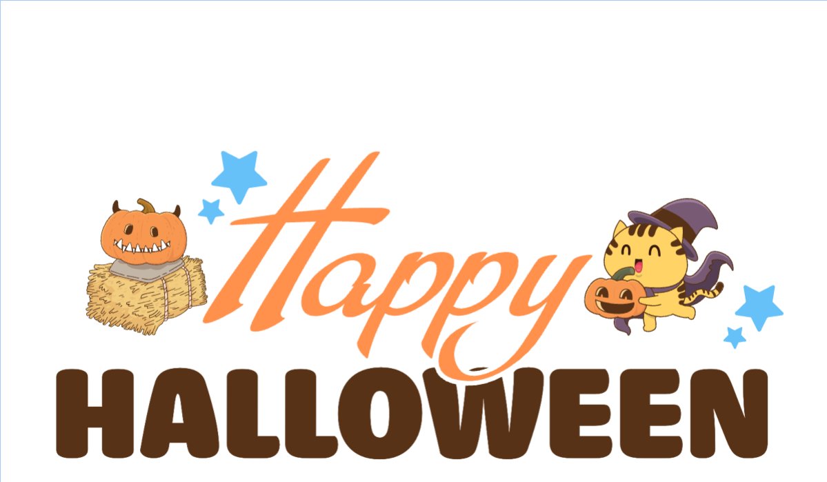 Halloween, lễ hội ma quái, sự kiện, event, dễ thương, cute, chibi, hoạt hình, cartoon	