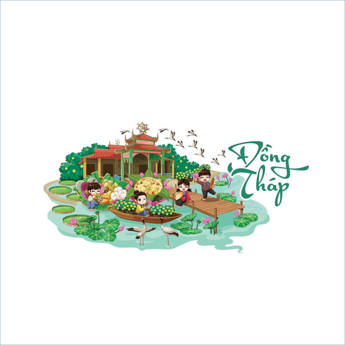 Đồng Tháp, travel, du lịch, hội nhóm, team, tập thể