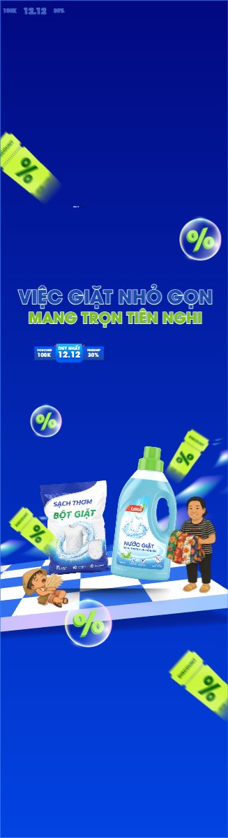 Việc giặt nhỏ gọn mang trọn tiện nghi