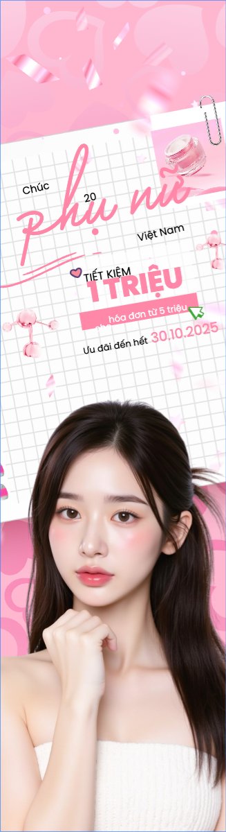 20/10, Ngày phụ nữ Việt Nam, Vietnamese Women's Day, phụ nữ, sự kiện, event, mỹ phẩm, làm đẹp, beauty, hiện đại, modern