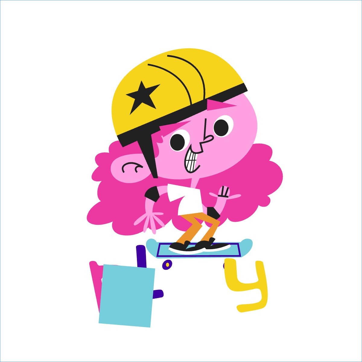 Cartoon, hoạt hình, đường phố, streetwear