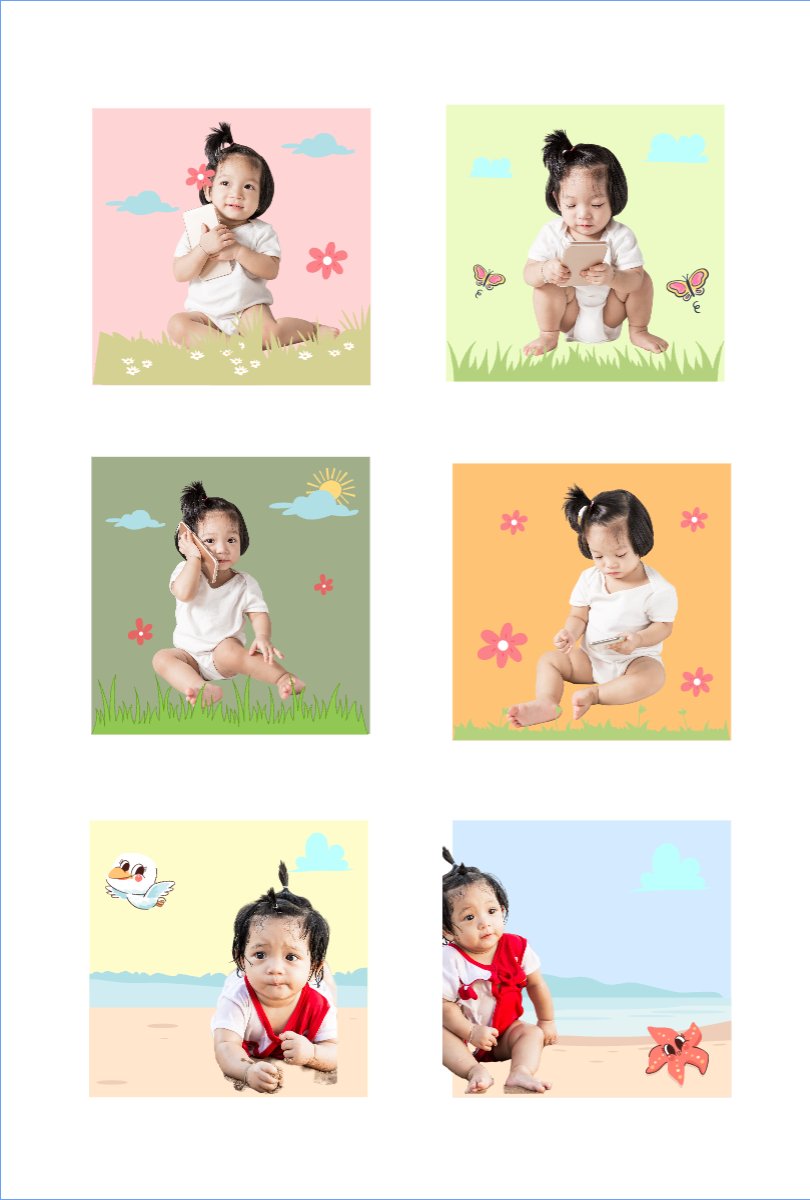 Em bé dễ thương