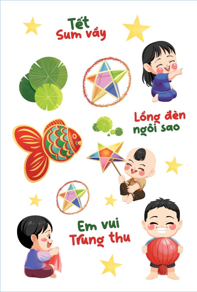 Trung thu, Tết Đoàn Viên, mid-autumn festival, sự kiện, event, dễ thương, cute, chibi, hoạt hình, cartoon