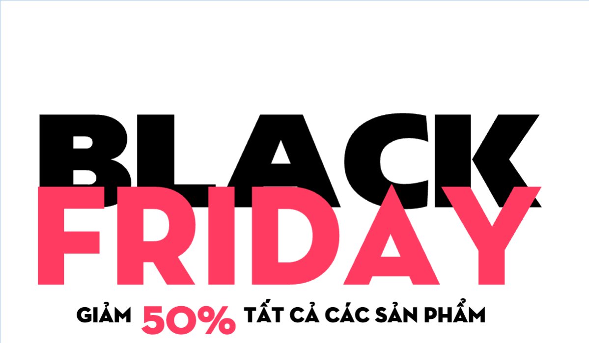 Black Friday, sự kiện, event, chương trình, sale, thứ 6 đen tối